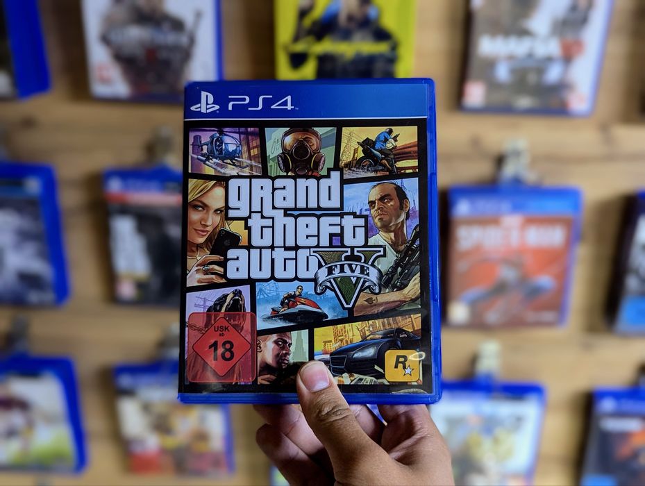 PlayStation 4 Slim 500GB + Гра GTA V (ГАРАНТІЯ 12 МІСЯЦІВ) (PlayStore)