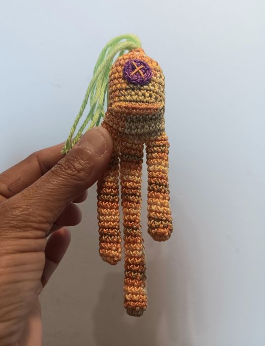 Brinquedo para gato com catnip em crochet