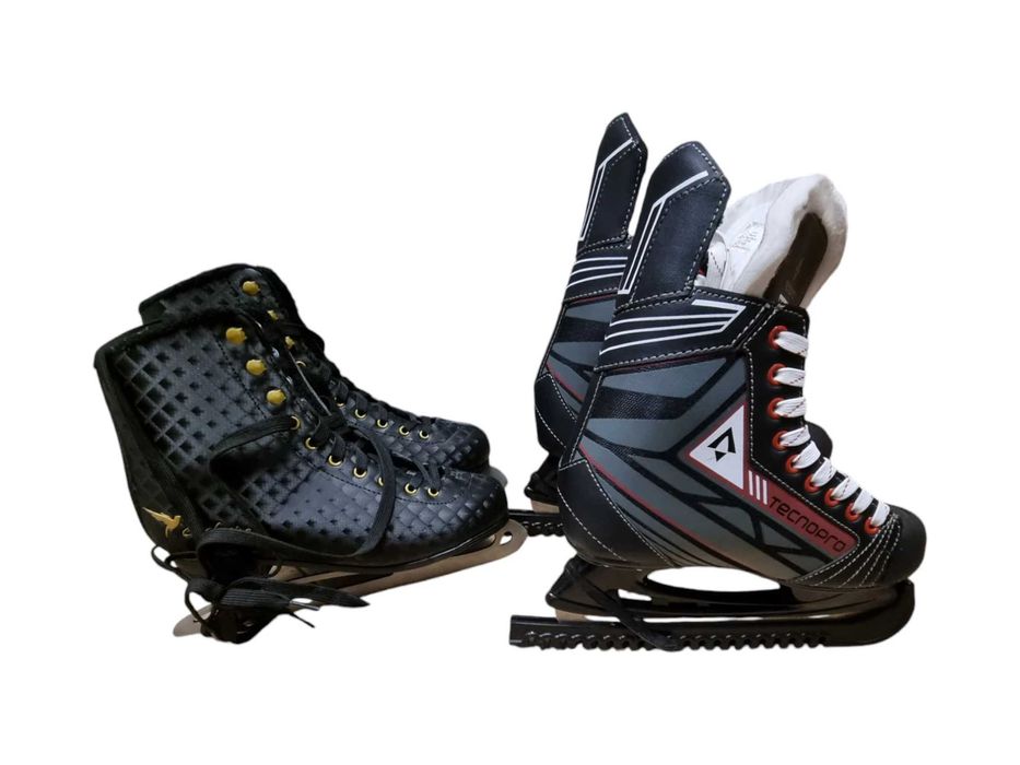 2szt Łyżwy figurowe r40 Łyżwy hockejowe r42