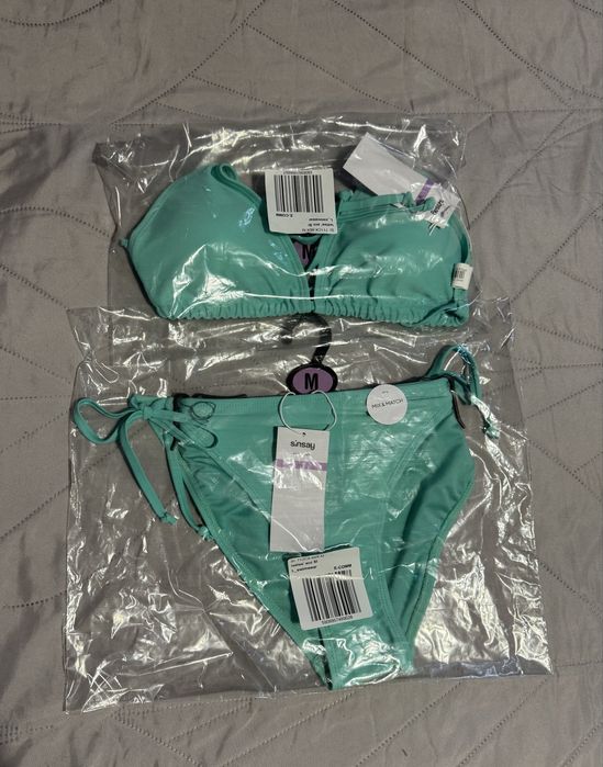 Nowy stroj kapielowy bikini sinsay mietowy M 38