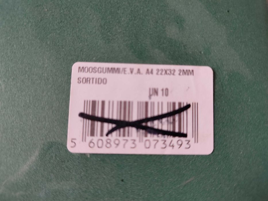 Conjunto 10 placas A4 em EVA