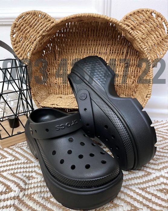Stomp Clog на Платформі Жіночі Крокси Сабо Усі розміри Crocs Crocs