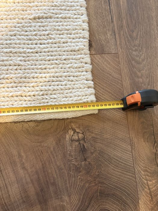 Dywan wełniany Fir Wool ivory 120 x 170 cm