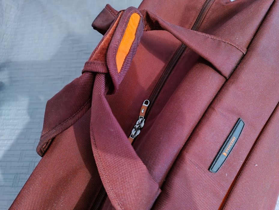 Puccini bordowa torba podróżna sportowa idealny rozmiar