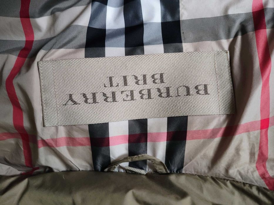 Burberry kurtka puchowa z kapturem