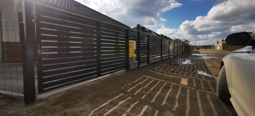 Ogrodzenie palisadowej, panelowe 3d, bramy furtki, montaz