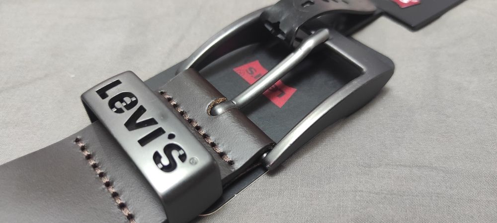 Pasek Levi's brązowy męski