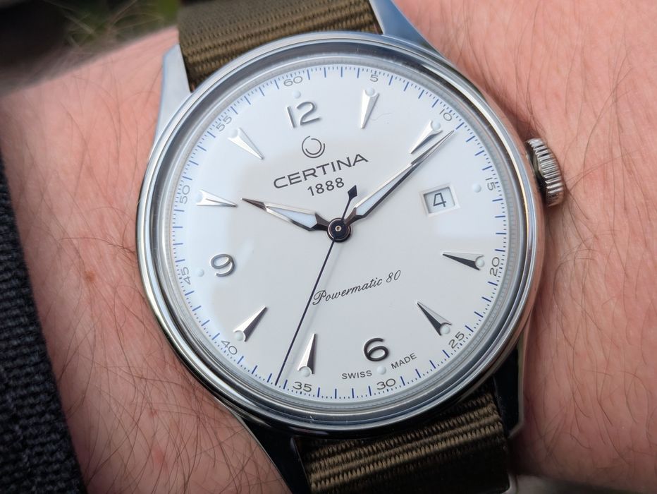 Zegarek Certina Heritage C038.407.18.037.00 Powermatic 80 szafir automat