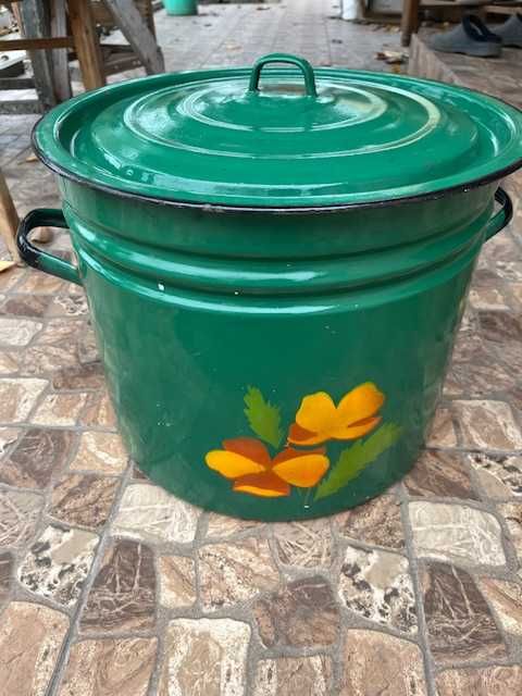 Кастрюля, Бак эмалированный .