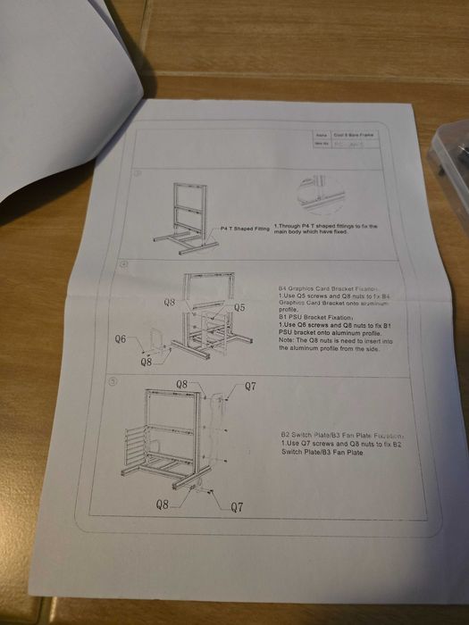 Caixa pc aberto atx/m-atx/itx