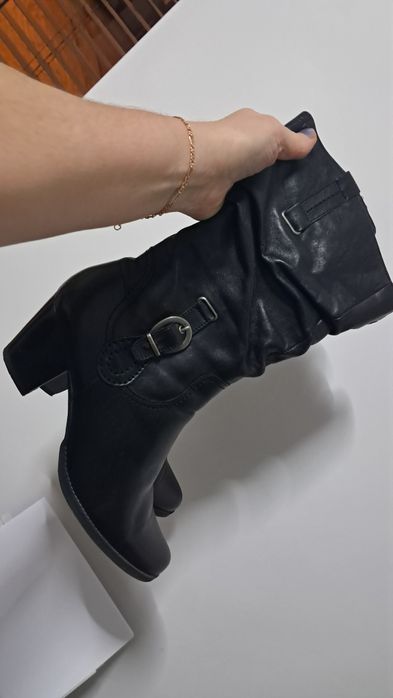 Kozaki botki skorzane ocieplane Lasocki 40