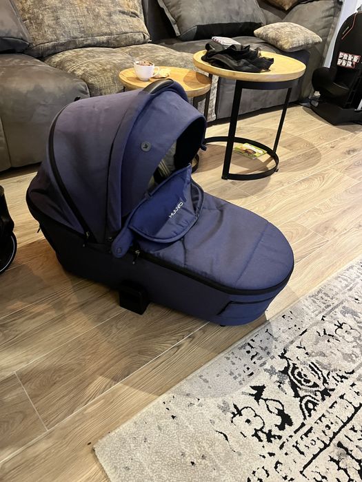 Muuvo Quick 3.0 Wózek Spacerowy Black Chrome Azure Blue