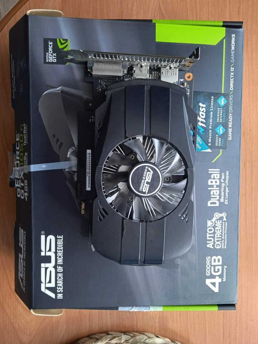 Karta Graficzna NVIDIA Asus GTX 1050 Ti 4GB