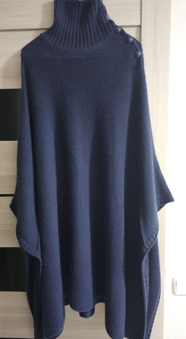 Zadig&Voltaire  уютное кашемировое пончо свитер  оверсайз