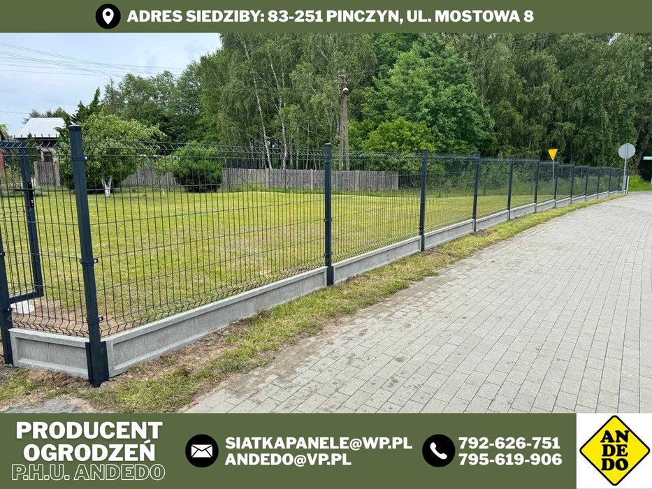 Ogrodzenie Panelowe - PRODUCENT - Atrakcyjne Ceny - Najwyższa Jakość!