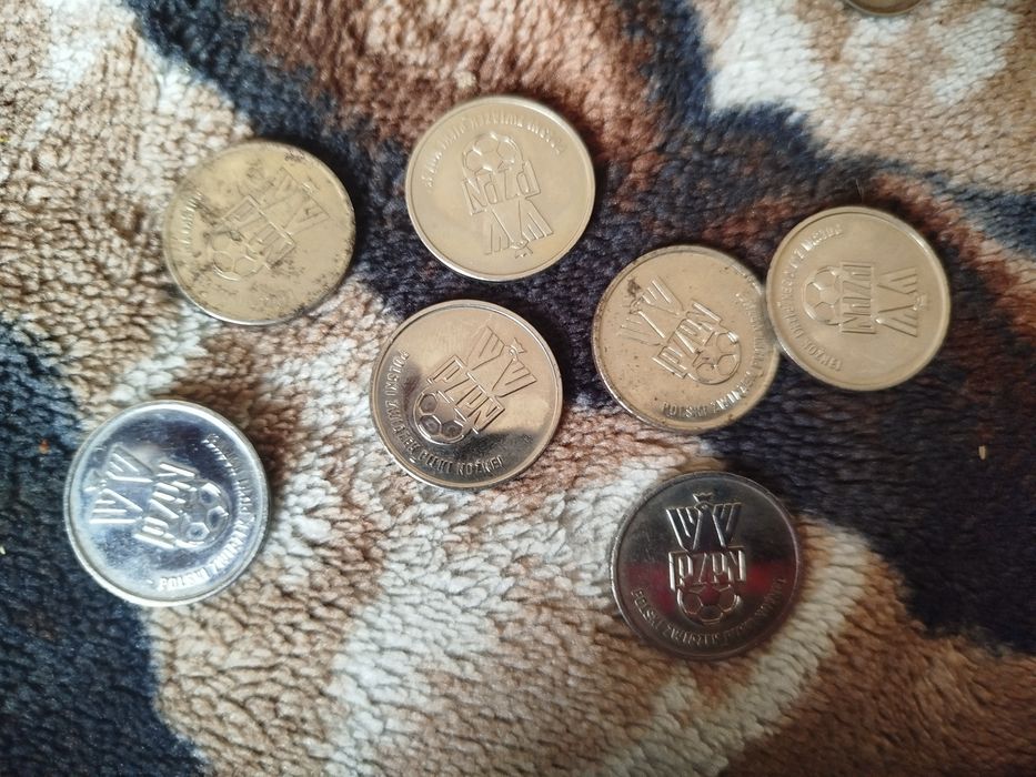 Monety z piłkarzami PZPN 2002