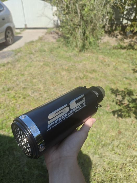 Прямоточний глушник sc project, прямоток вихлоп