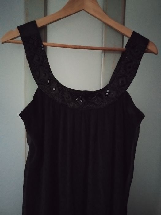 Czarna sukienka z podszewką