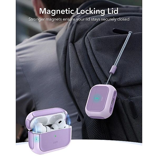 Esr Orbit Halolock Magsafe Apple Airpods Pro 3 Lavender