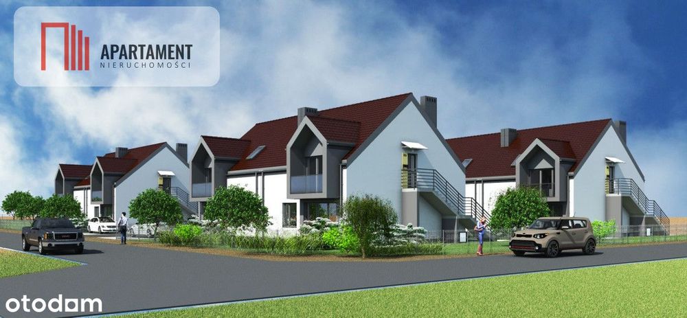 Nowe 3 pokojowe z ogródkiem / 7093 za m2