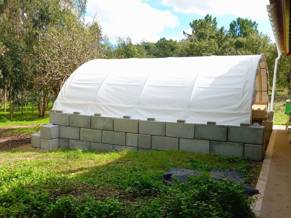 Zadaszenie Kontenerowe 6x6m (wiata tunelowa, magazyn)