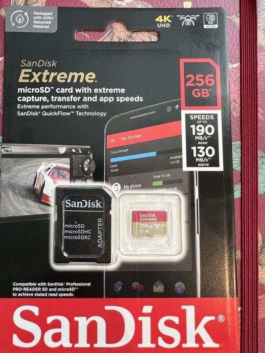 NOWA sanDisk karta 256 gb