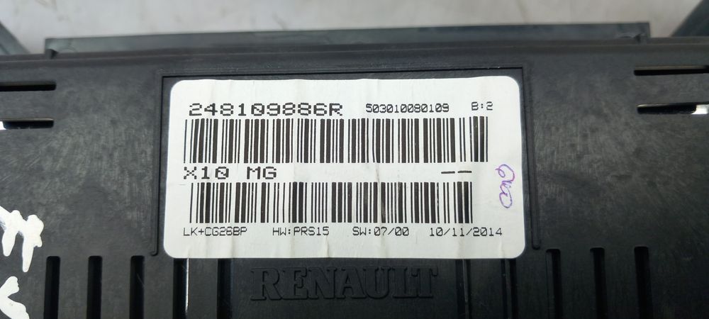 Quadrante / painel de instrumentos RENAULT Zoe (BFM_)