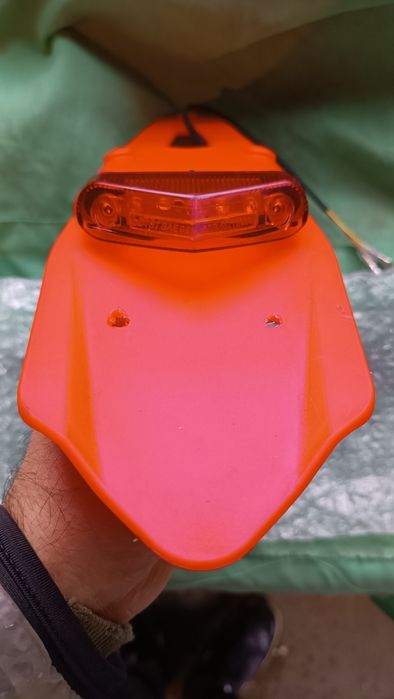 Porta matrícula mota enduro