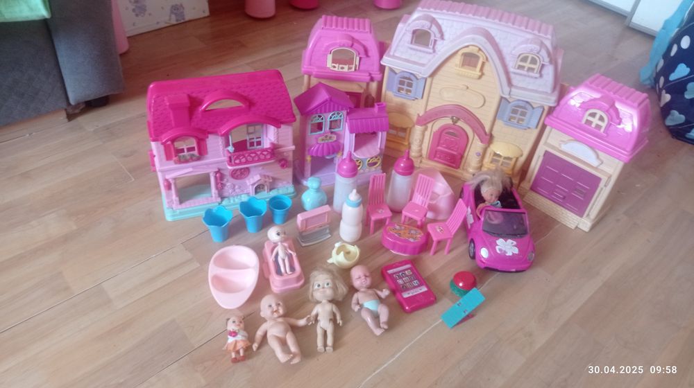 Domki zestaw zabawek