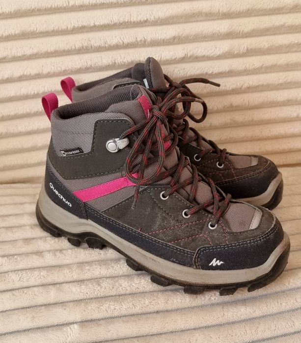 Buty trekkingowe wysokie dla dzieci Decathlon Quechua rozmiar 34