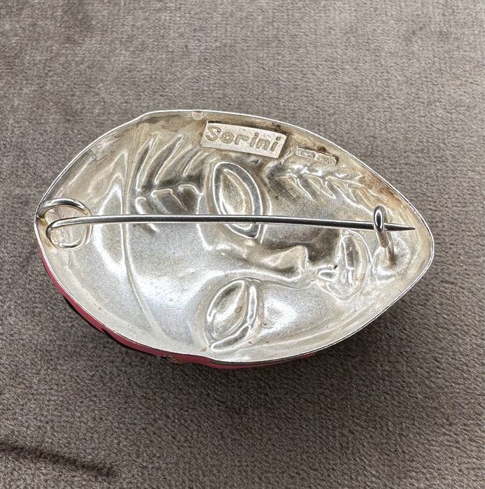 Broche / Alfinete de prata Pietro Sorini