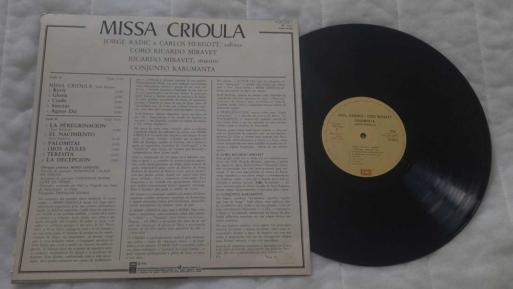 Jorge Radic, Carlos Hergott ‎– Misa Criolla LP