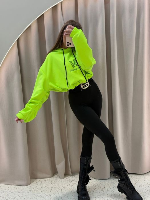 Bluza damska neonowa