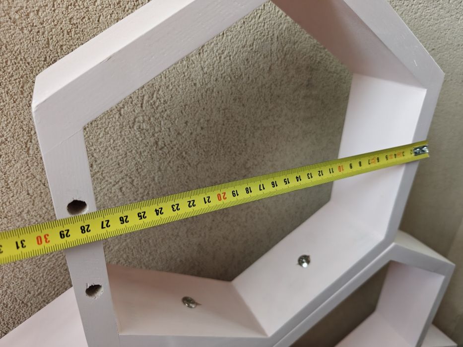 Półka 5 heksagonalna plaster miodu – zestaw 5 modułów