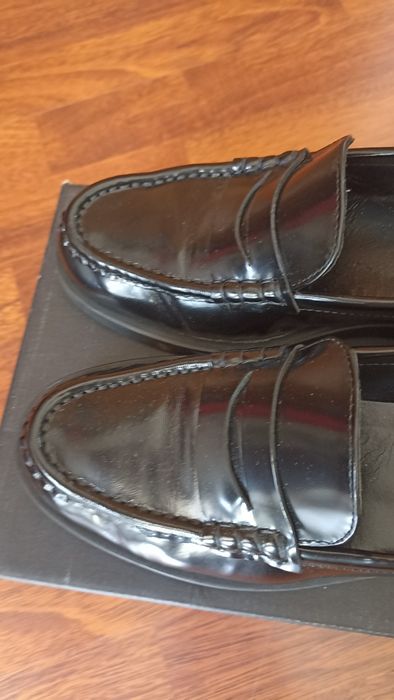 Mocassins pretos Massimo Dutti 38