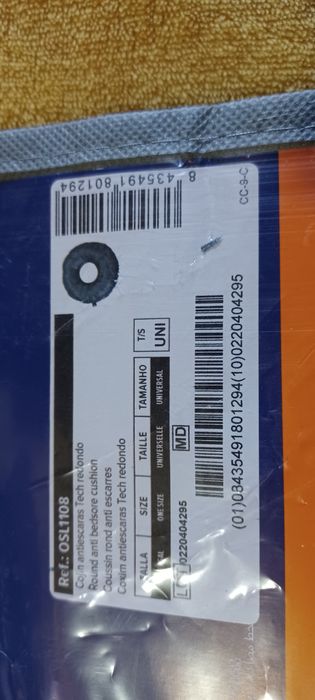 Almofada antiescaras redonda