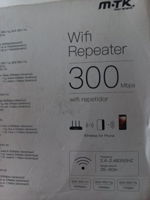 Novo Amplificador de  Wi-Fi em casa.