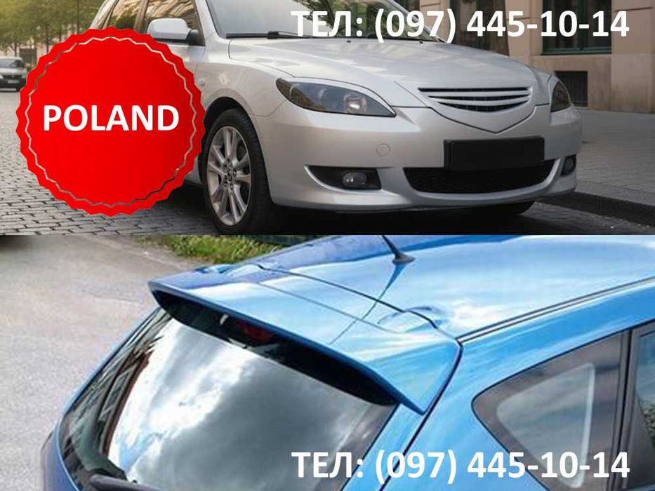 Реснички, вії, спойлер Mazda 3 BK HB 5d 2003-2008 - Мазда 3 БК Хэтчбек