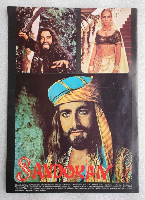 Antiga Revista ~ "SANDOKAN" ~ Nova Gente Especial ~ 1976