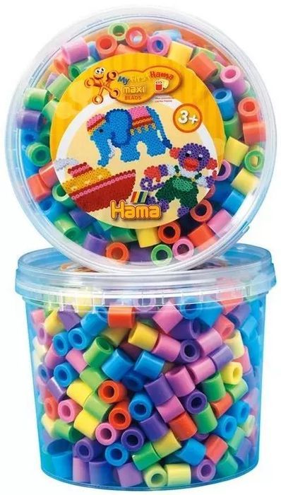 Koraliki Maxi w pojemniku 600el. Hama