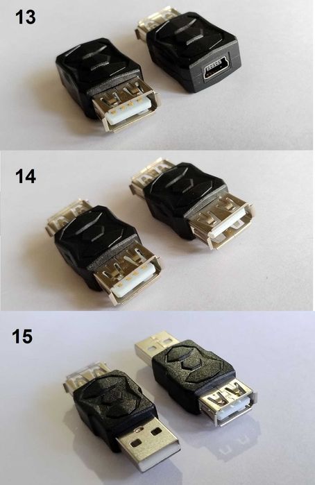 Перехідник адаптер Micro-USB Mini-USB Type-C Lightning переходник USB