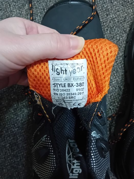 Nowe męskie buty robocze ochronne