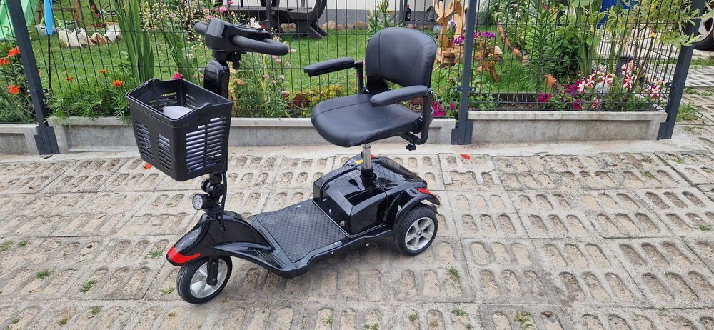 skuter elektryczny wózek inwalidzki składany pojazd dla seniora nowy