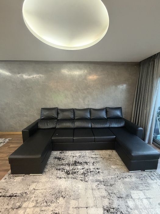Sofá 3m em Napa | Sofá-Cama | 2 Chaise Longue | Com Arrumação