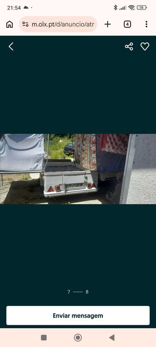 Vendo atrelado tenda