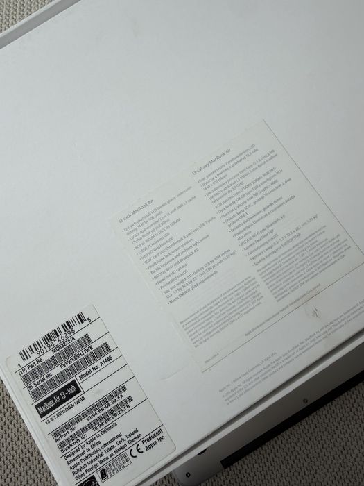 Macbook air 13 apple srebrny