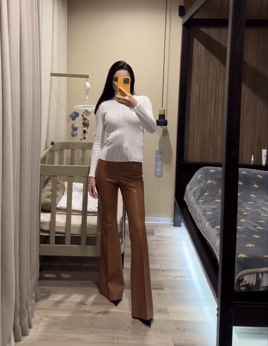 Брюки Stash экокожа