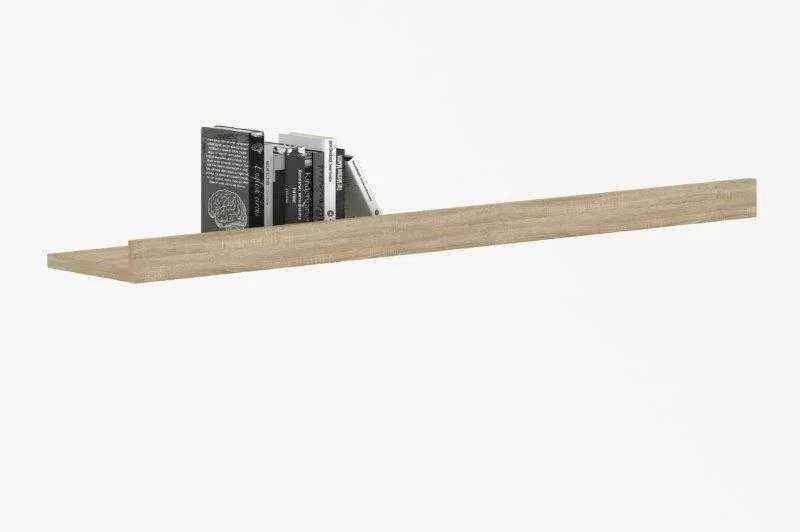 dąb sonoma 130 cm Nowe półki wiszące