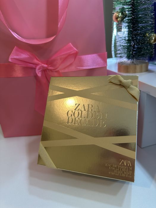 Zara Golden decade 2x50 zestaw perfumy i mgiełka damska