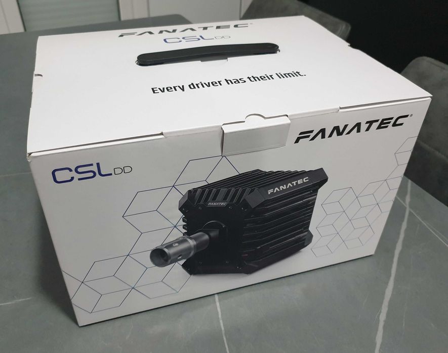 Base Fanatec CSL DD 8 Nm QR1 e QR2 com extras